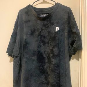 Men’s Primitive Goku Black Tee damage shown
